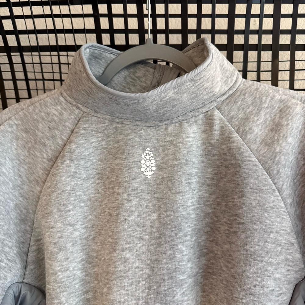 Free people Gia Fleece Jacket grey - Picture 5 of 7
